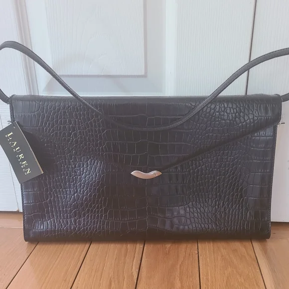 New Vintage Lauren Ralph Lauren Clutch Purse - Picture 2 of 13